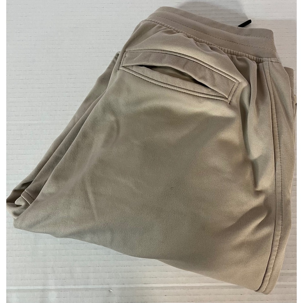 Under Armour ColdGear Joggers Mens Large Tan Loose Fit Sweatpants - Picture 6 of 6